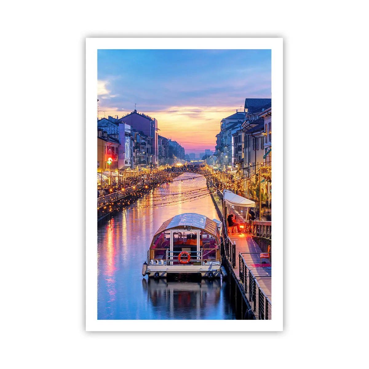 Poster - Ein Abend voller Licht und Spaß - 61x91 cm