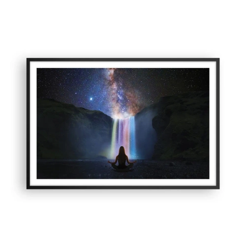 Poster in einem schwarzem Rahmen - Absolute Harmonie - 91x61 cm