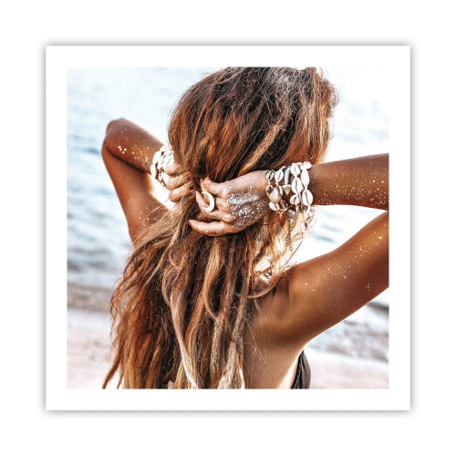 Poster - Eine Schwester von Wasser und Sonne - 60x60 cm