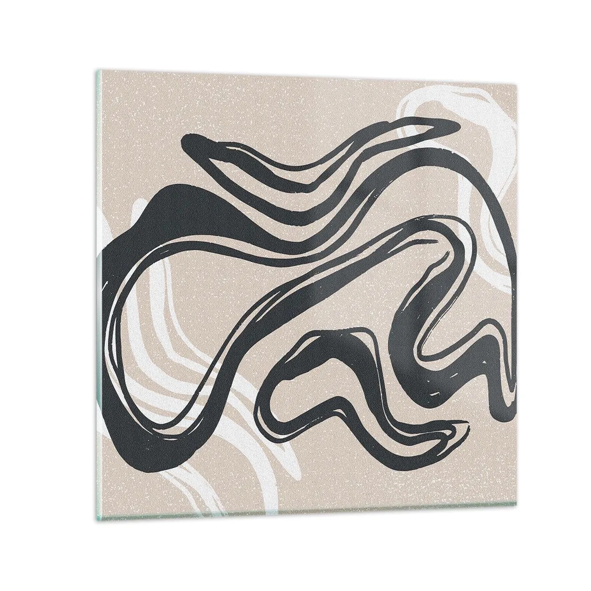 Glasbild - Bild auf glas - Vervielfachter Ausdruck - 30x30 cm