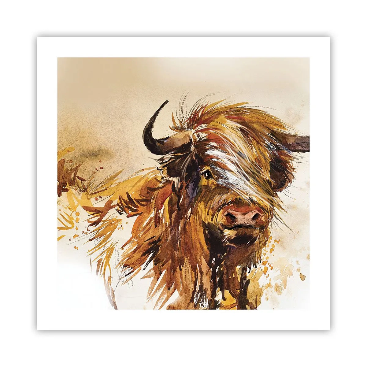 Poster - Stolz des Jägers - 50x50 cm