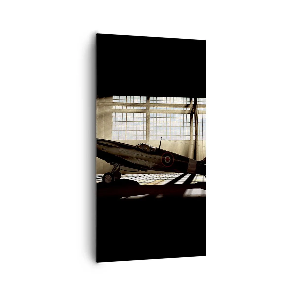 Bild auf Leinwand - Leinwandbild - Die Ruhe eines Kriegers - 65x120 cm