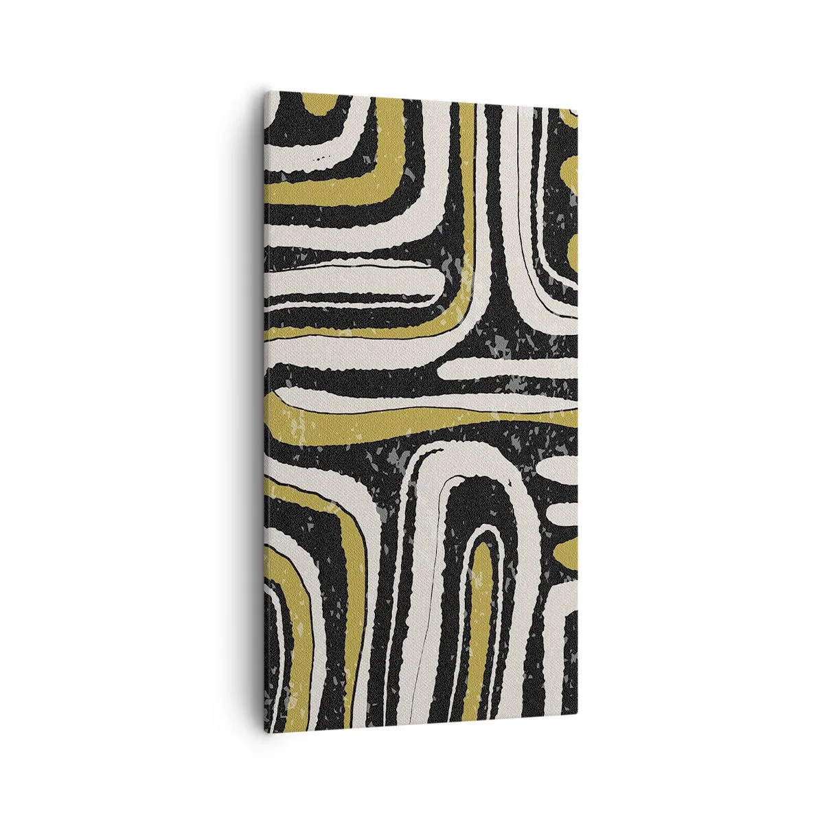 Bild auf Leinwand - Leinwandbild - Komposition: Straßen und Gassen - 55x100 cm