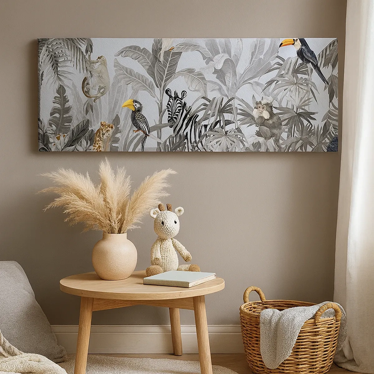 Bild auf Leinwand - Leinwandbild - Afrikanisches Märchen - 30x30 cm