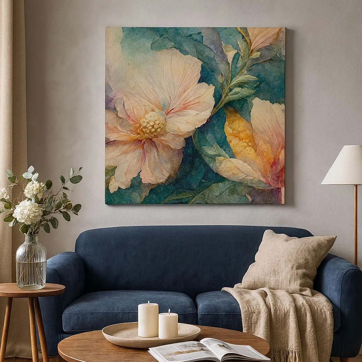 Bild auf Leinwand - Leinwandbild - Pure Subtilität - 30x30 cm