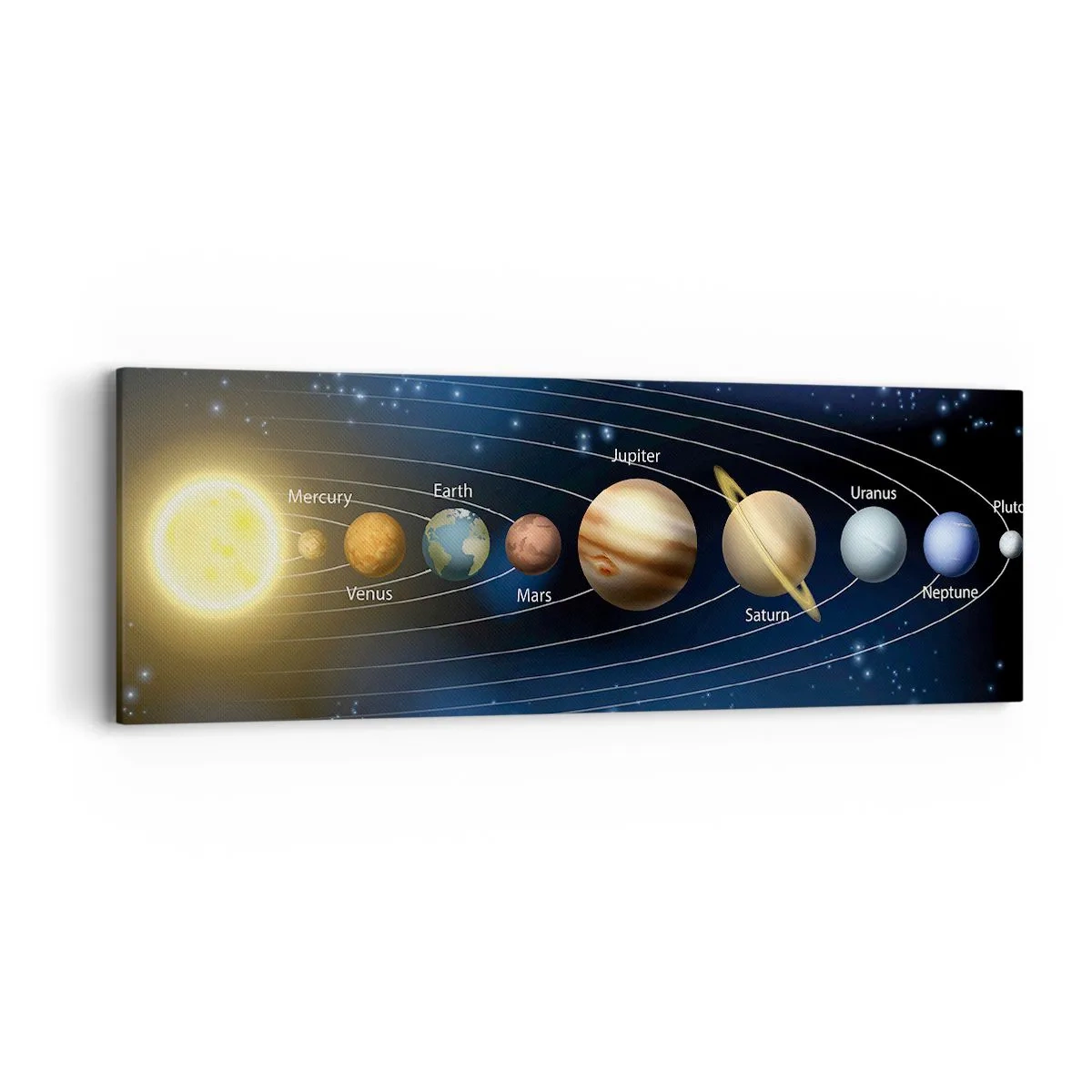 Bild auf Leinwand - Leinwandbild - Einer von zehn - 90x30 cm