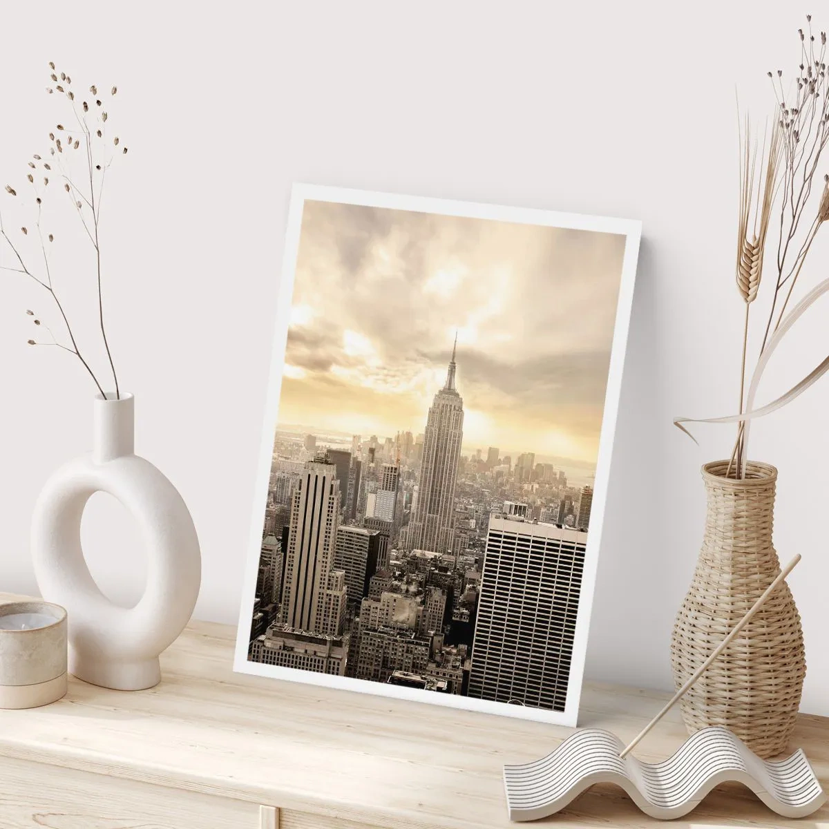 Poster - New York aus Grau - 70x100 cm