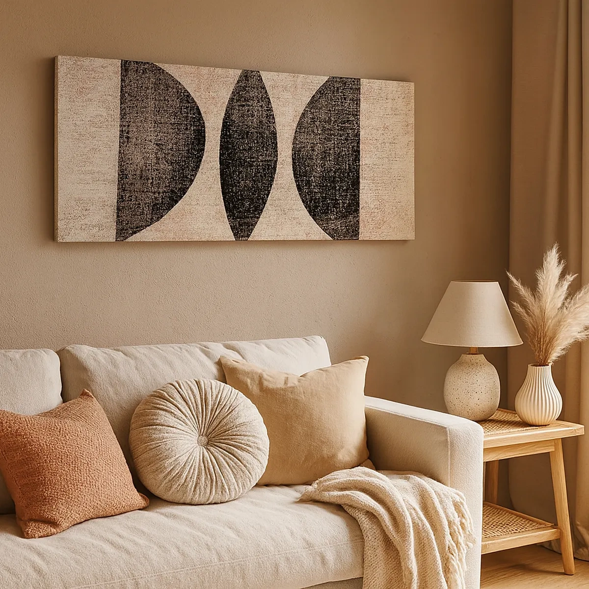 Bild auf Leinwand - Leinwandbild - Ethnische Abstraktion - 30x30 cm