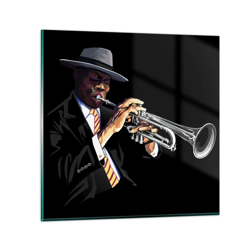 Glasbild - Bild auf glas - Charme der alten Schule - 70x70 cm