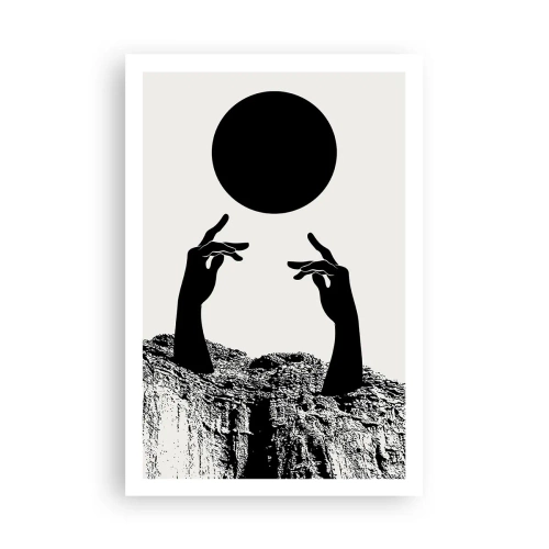 Poster - Surrealistische Komposition: die Sonne und der Rest - 61x91 cm