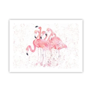 Poster - Rosa Ensemble - 70x50 cm