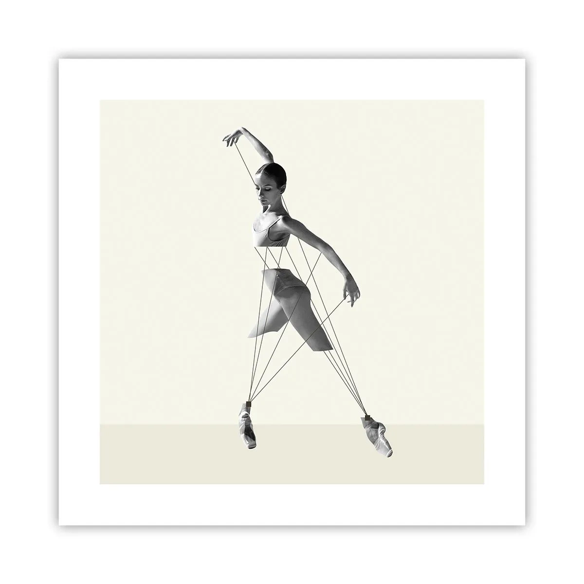 Poster - Im Theater der Welt - 40x40 cm