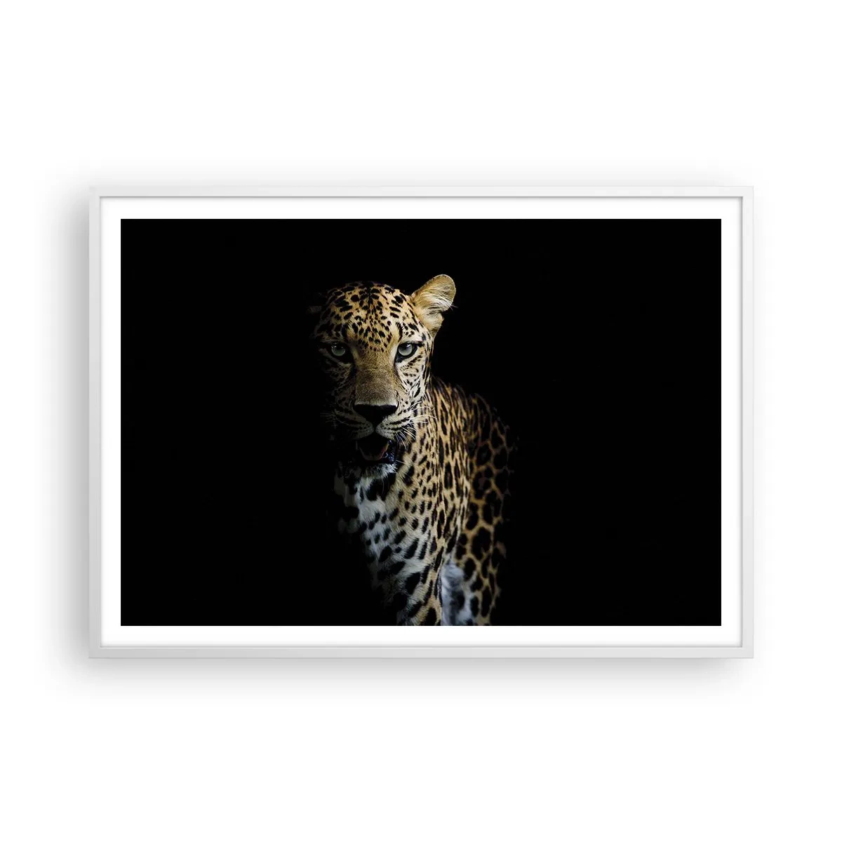 Poster in einem weißen Rahmen - Dunkle Schönheit - 100x70 cm
