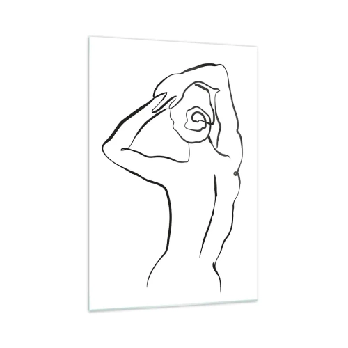 Glasbild - Bild auf glas - Morgenakte - 70x100 cm