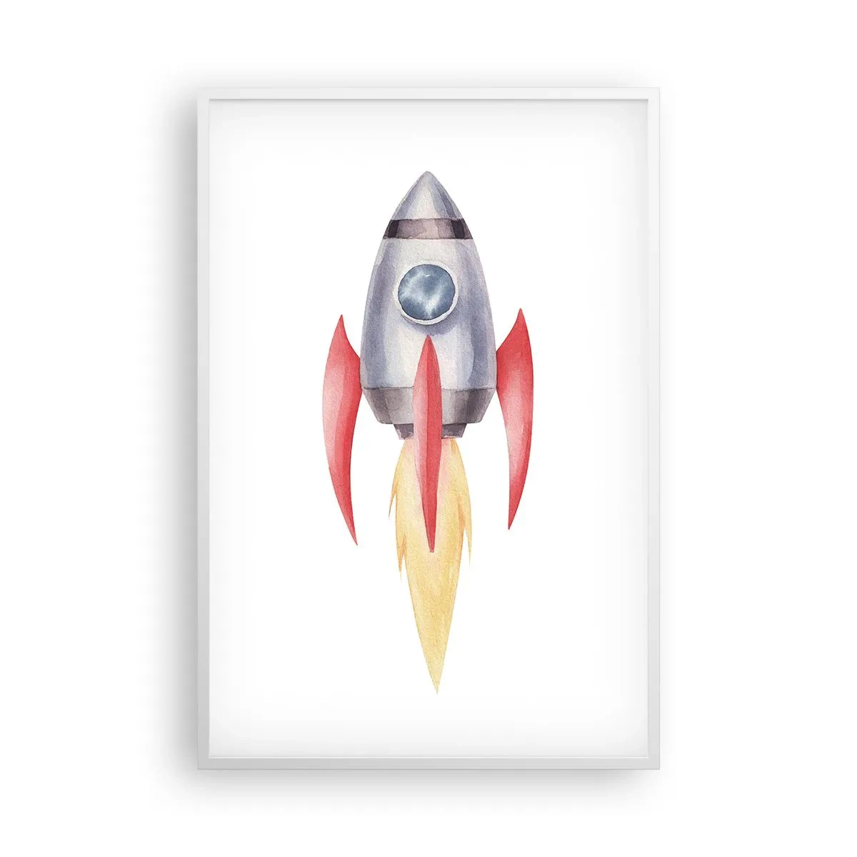 Poster in einem weißen Rahmen - Höher, schneller, weiter - 61x91 cm