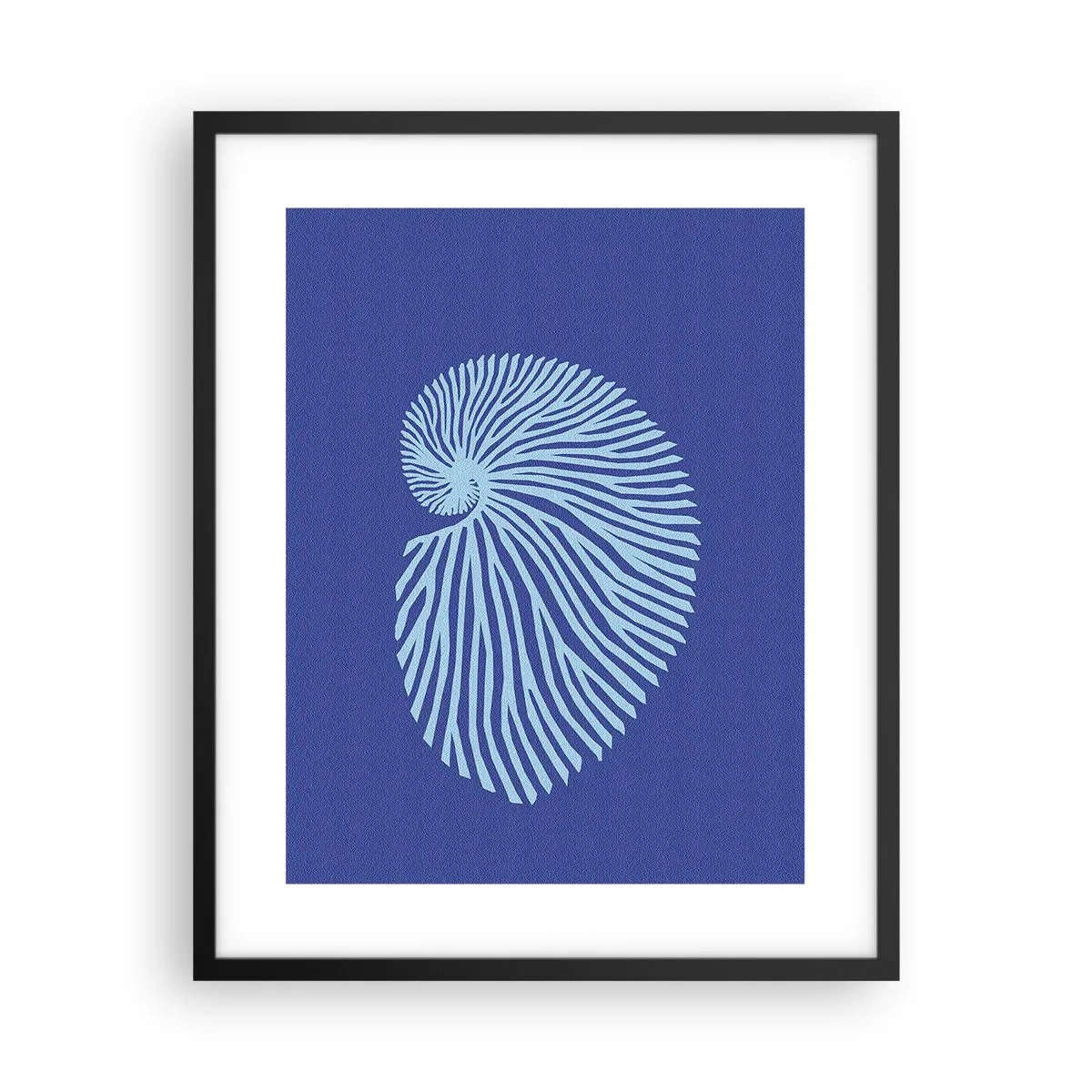 Poster in einem schwarzem Rahmen - Geburt der Muschel - 40x50 cm