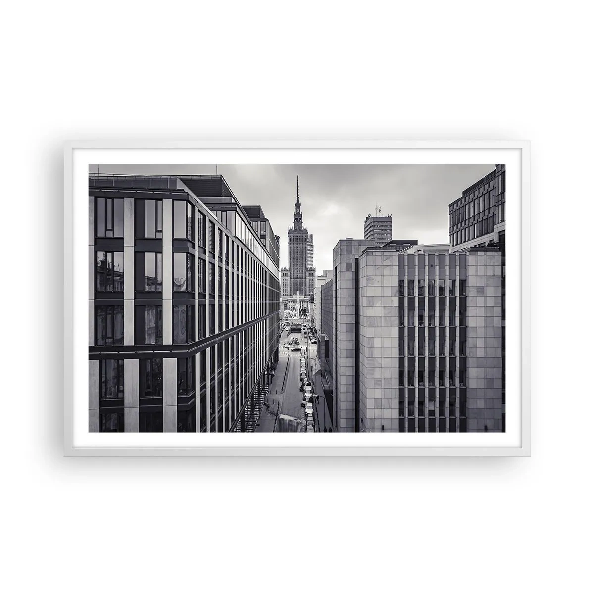 Poster in einem weißen Rahmen - Warschauer Tal - 91x61 cm