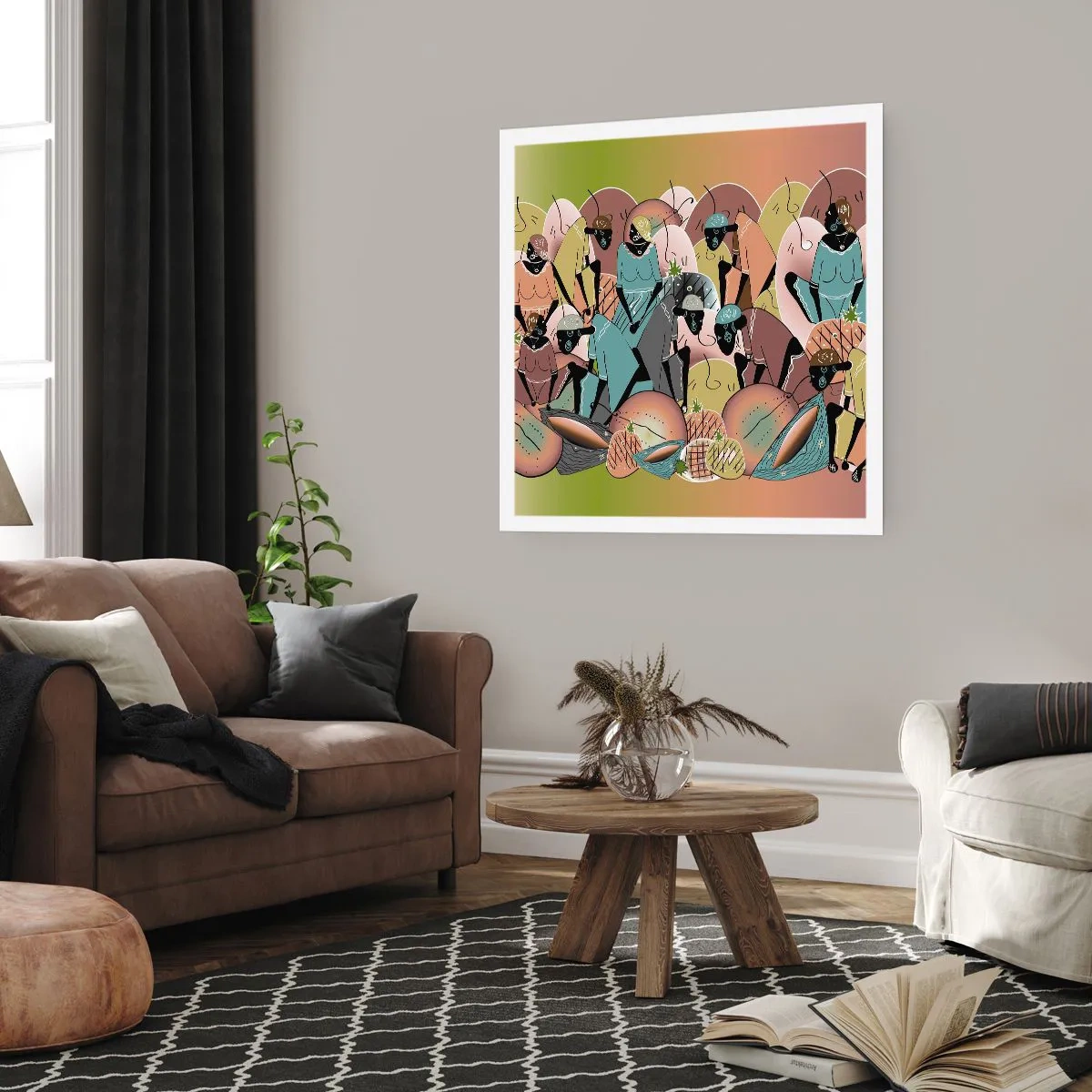 Poster - Ein toller Urlaub steht bevor - 30x30 cm