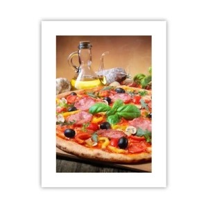 Poster - Mit echtem italienischem Flair - 30x40 cm