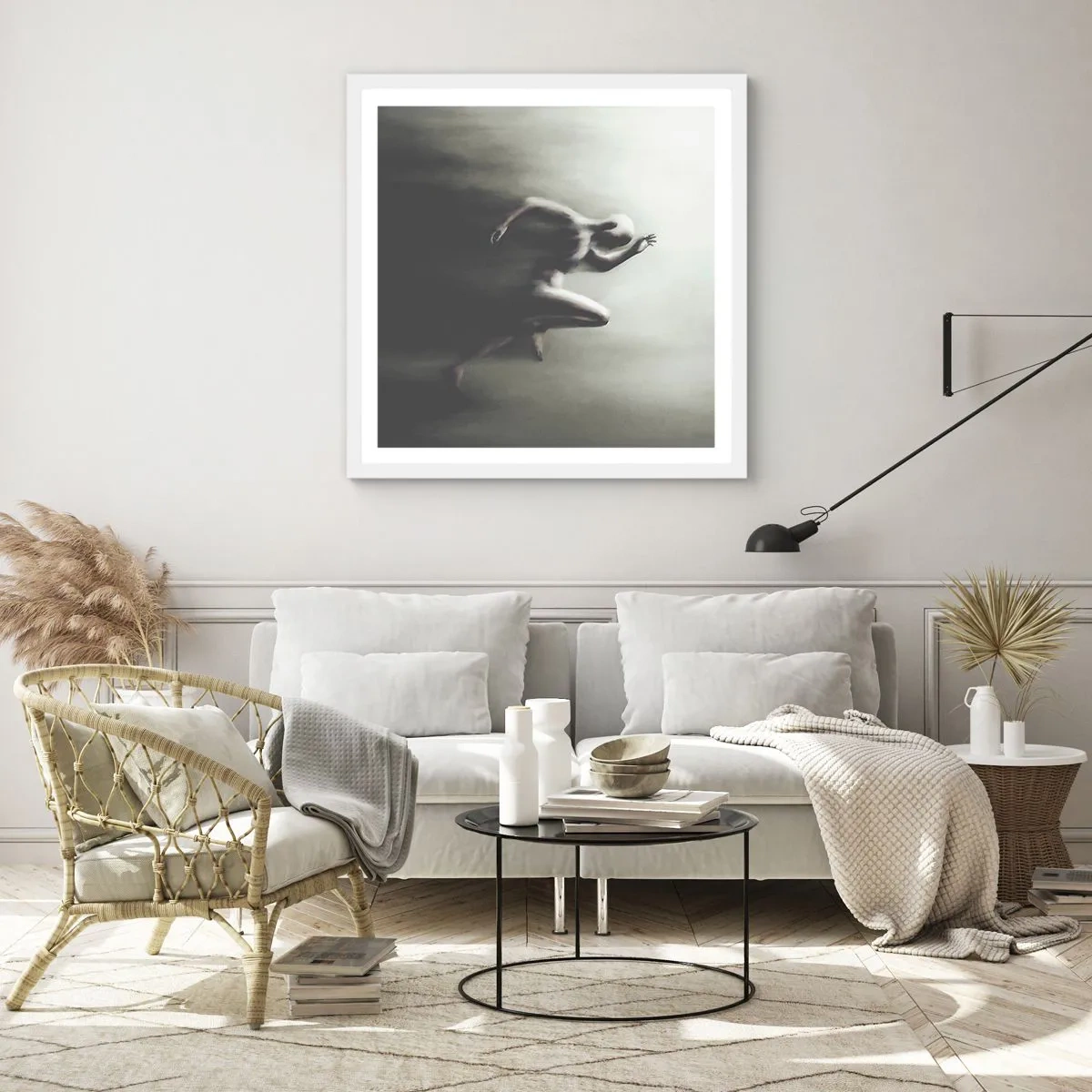 Poster in einem weißen Rahmen - Unwiderstehlich - 60x60 cm