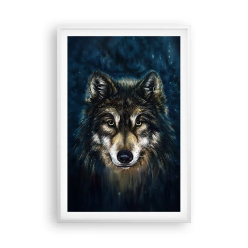 Poster in einem weißen Rahmen - Alpha? Und Omega - 61x91 cm