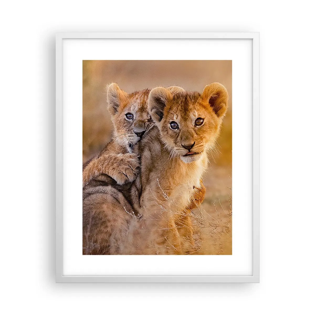 Poster in einem weißen Rahmen - Bitte nicht stören! Wir haben Spaß - 40x50 cm