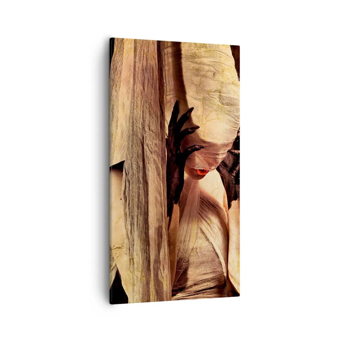 Bild auf Leinwand - Leinwandbild - Zwischen Gut und Böse - 55x100 cm