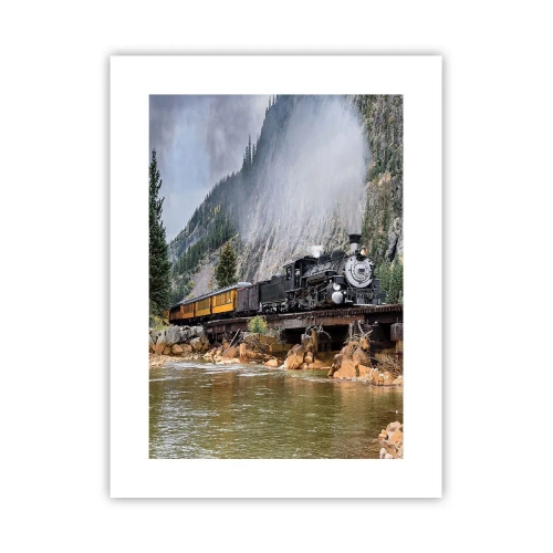 Poster - Wo willst du hin? Wohin? - 30x40 cm