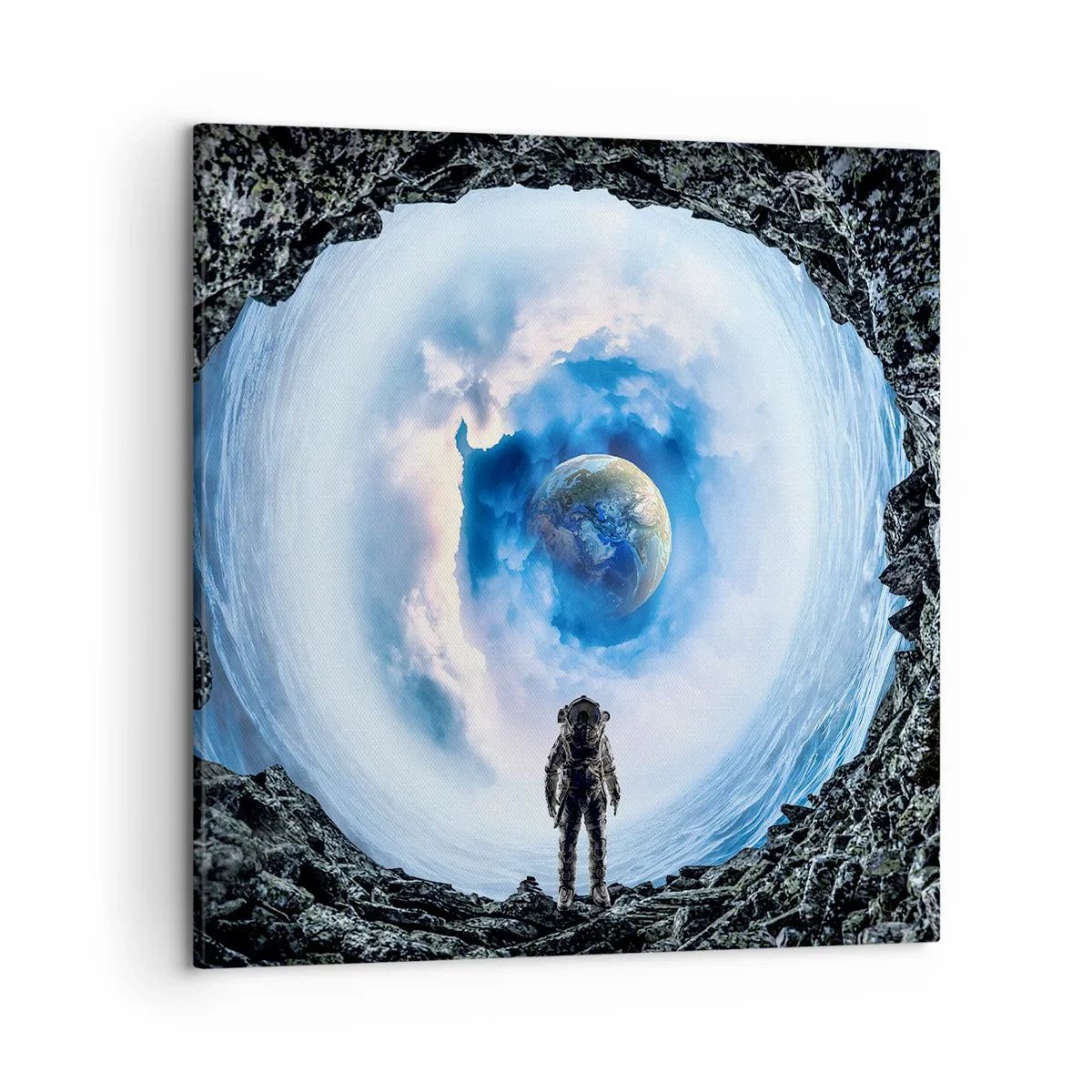 Bild auf Leinwand - Leinwandbild - Es ist nicht weit von zu Hause - 50x50 cm