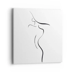 Bild auf Leinwand - Leinwandbild - Flüchtig wie eine Welle - 30x30 cm