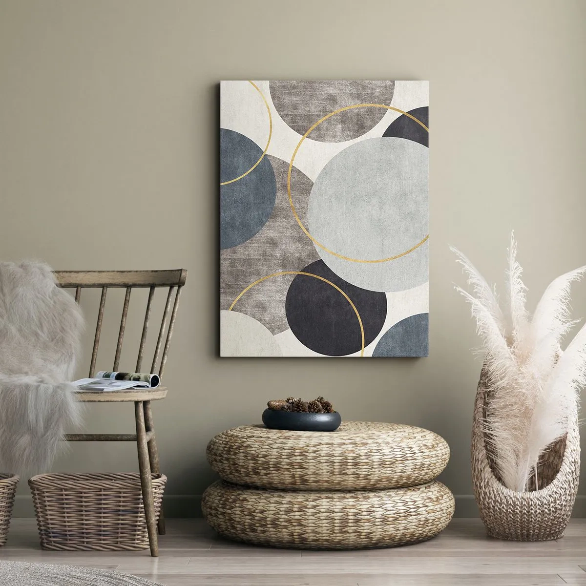 Bild auf Leinwand - Leinwandbild - Rad für Rad - 55x100 cm