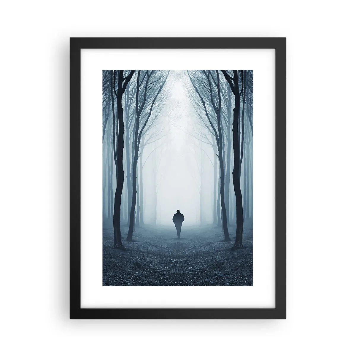 Poster in einem schwarzem Rahmen - Alles einfach und übersichtlich - 30x40 cm