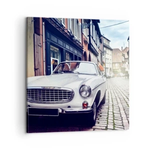 Bild auf Leinwand - Leinwandbild - Die Vergangenheit ist heute - 60x60 cm