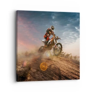 Bild auf Leinwand - Leinwandbild - Für den Sieg - 40x40 cm