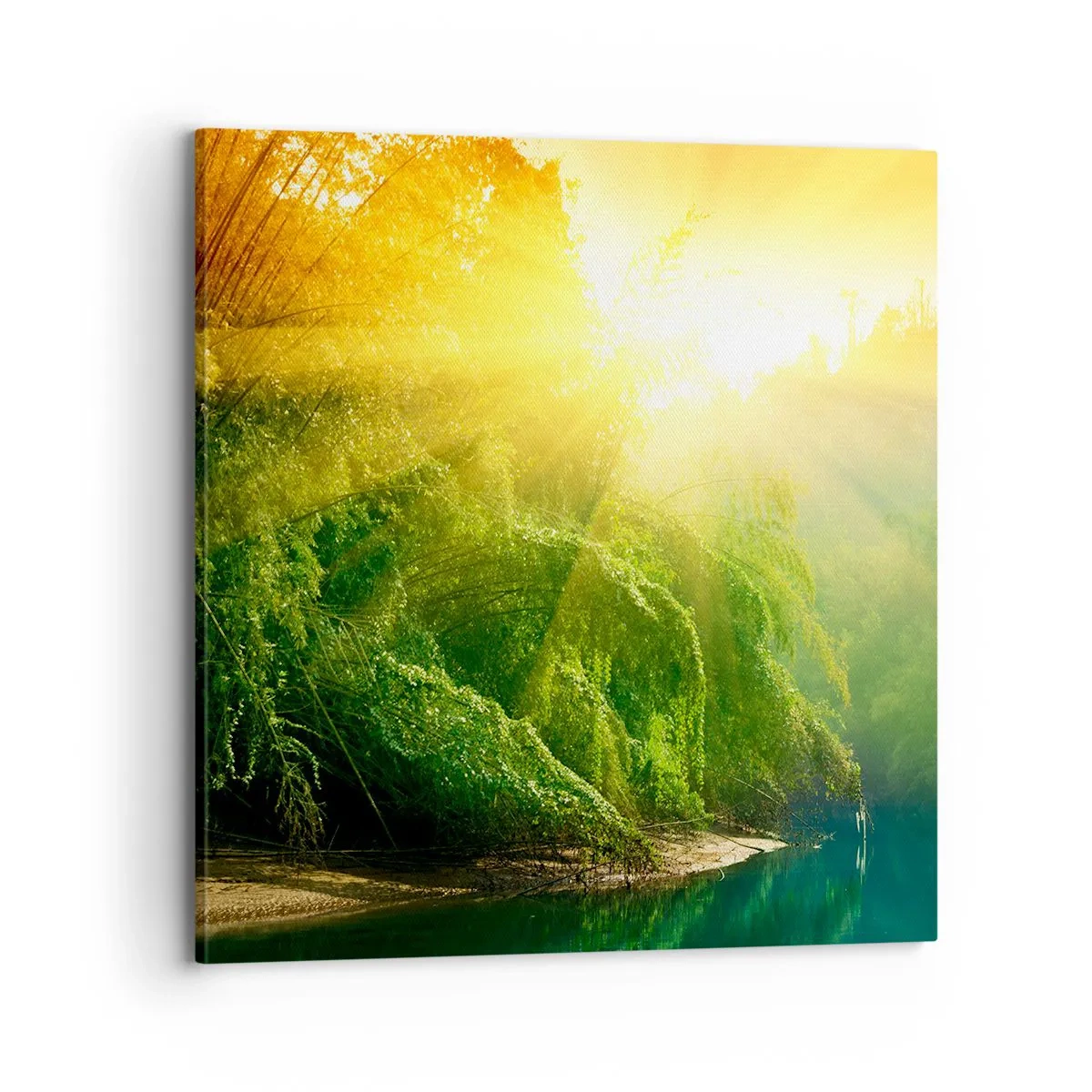 Bild auf Leinwand - Leinwandbild - In Sonne und Schatten ertrinken - 70x70 cm