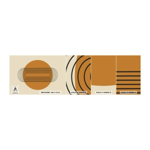 Fototapetenmuster Standard Eco - Perfekter Plan - Abstraktion, Grafik, Modernes Muster - 100x30 cm