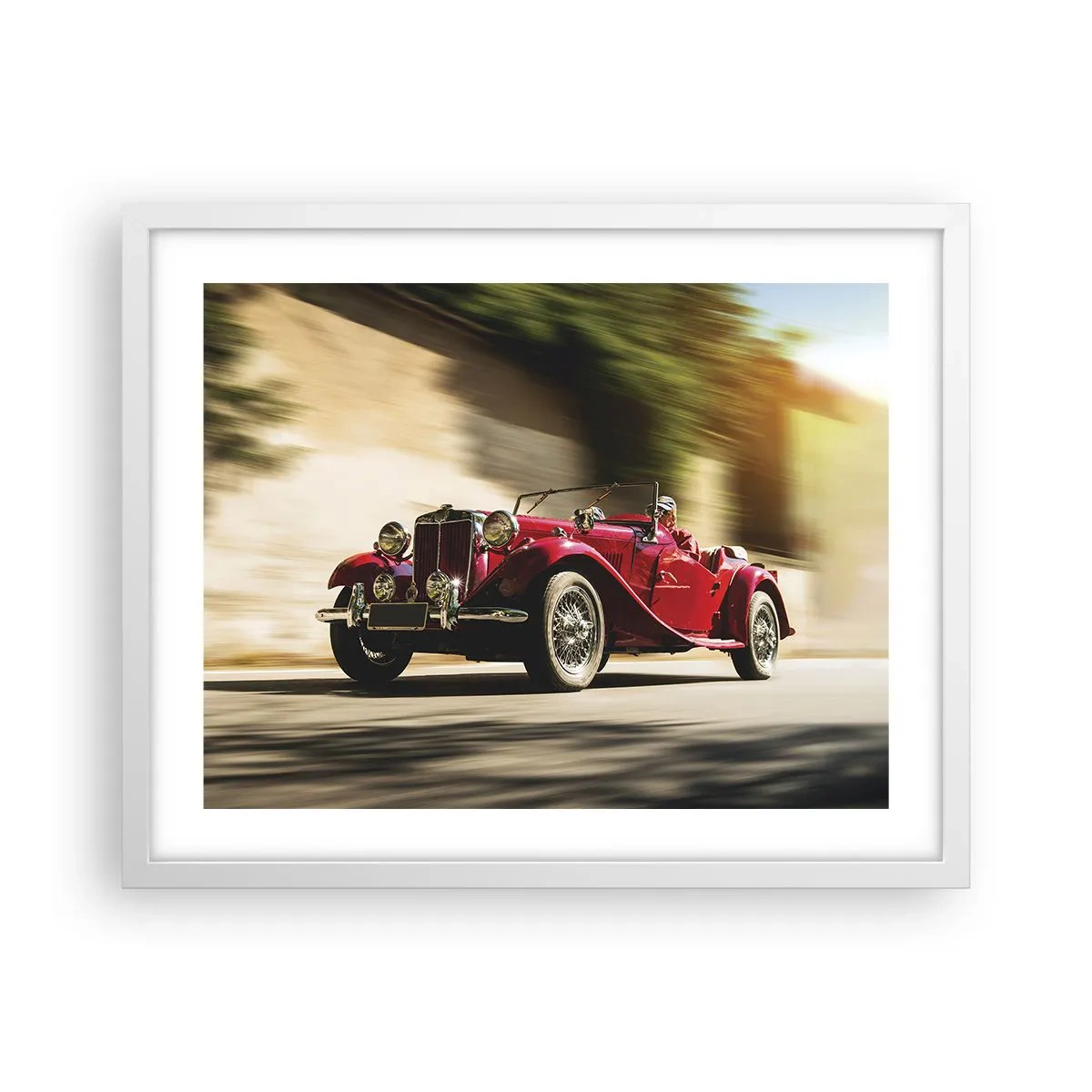 Poster in einem weißen Rahmen - Schöner als Nike von Samothrake - 50x40 cm