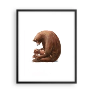 Poster in einem schwarzem Rahmen - Süße Träume, Kinder - 40x50 cm