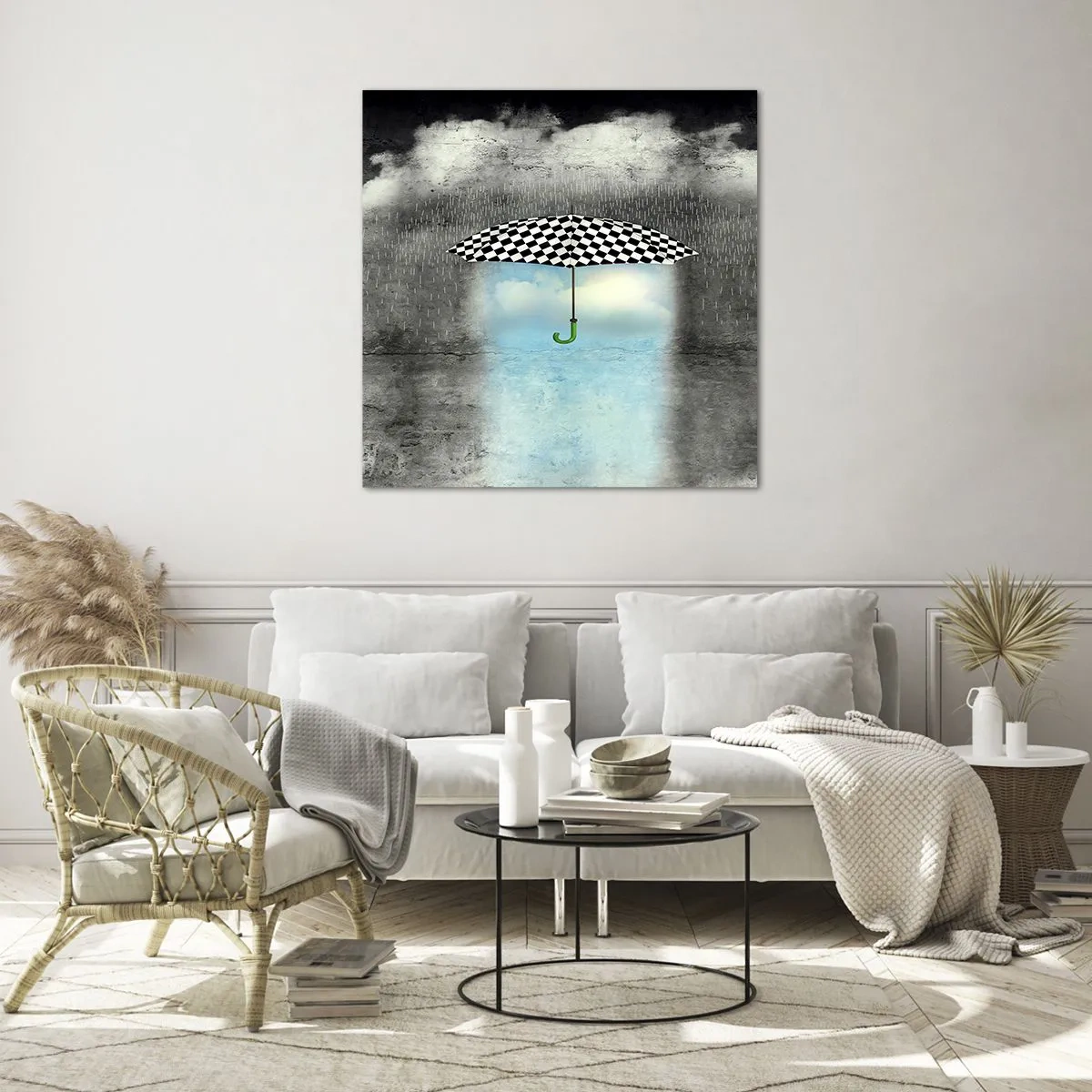 Glasbild - Bild auf glas - Aber möglich - 30x30 cm