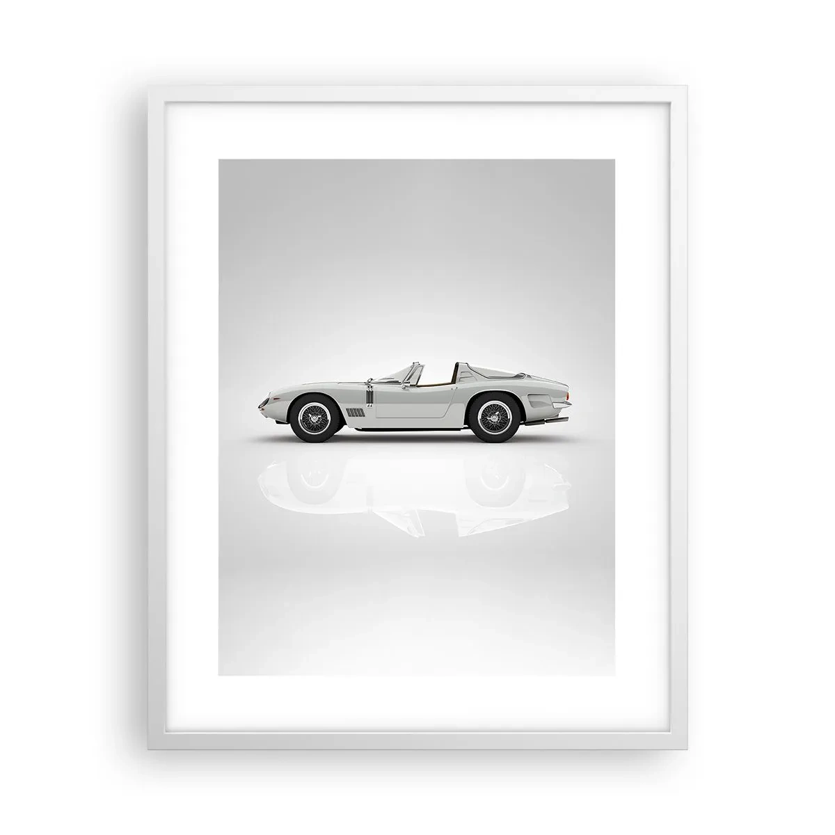 Poster in einem weißen Rahmen - Spaß versprochen - 40x50 cm