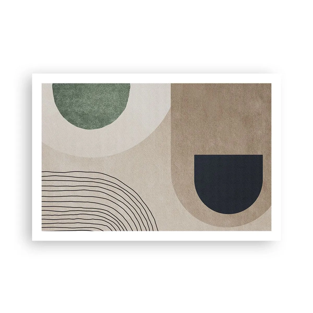 Poster - Sanftheit des Ovals - 91x61 cm