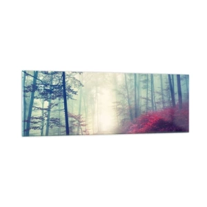 Glasbild - Bild auf glas - Wie gut ist es, im Morgengrauen aufzustehen - 90x30 cm