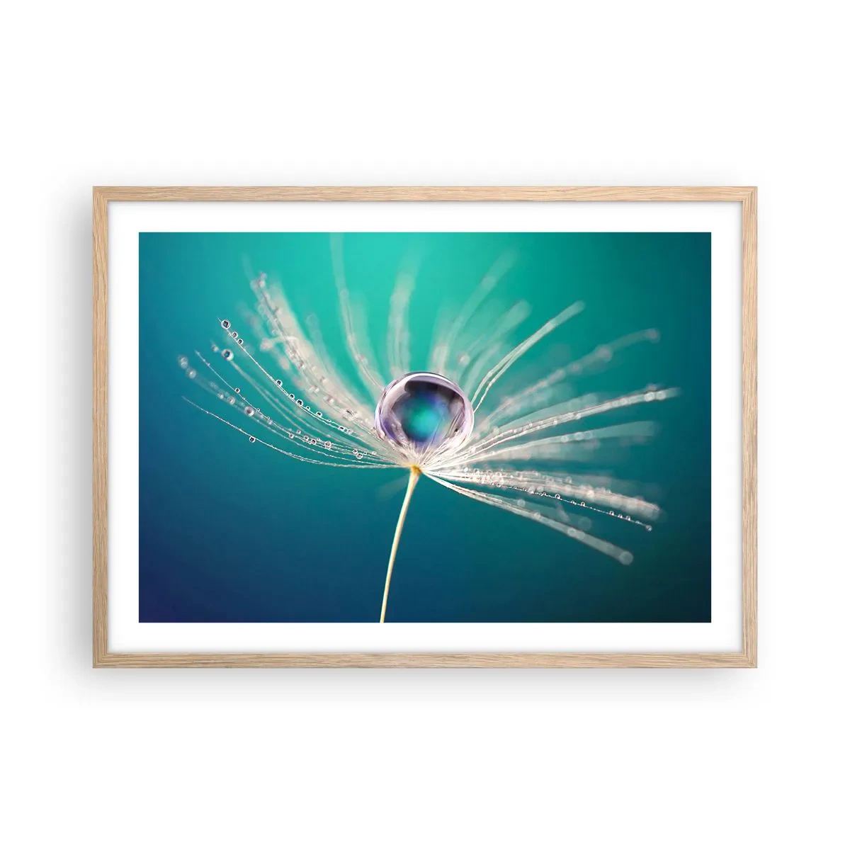 Poster in einem Rahmen aus heller Eiche - Mystischer Moment - 70x50 cm