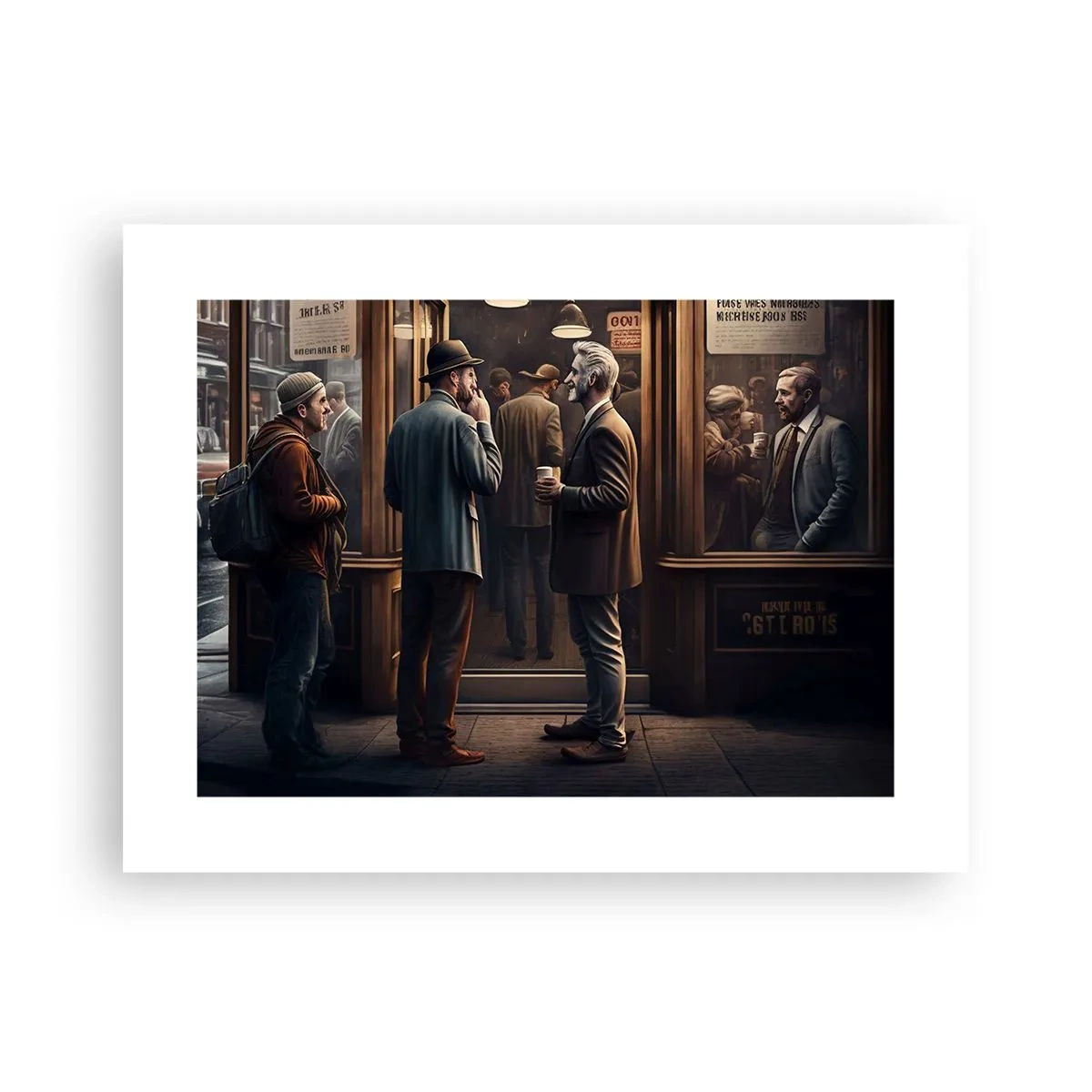 Poster - Gute Zeit des Tages - 40x30 cm