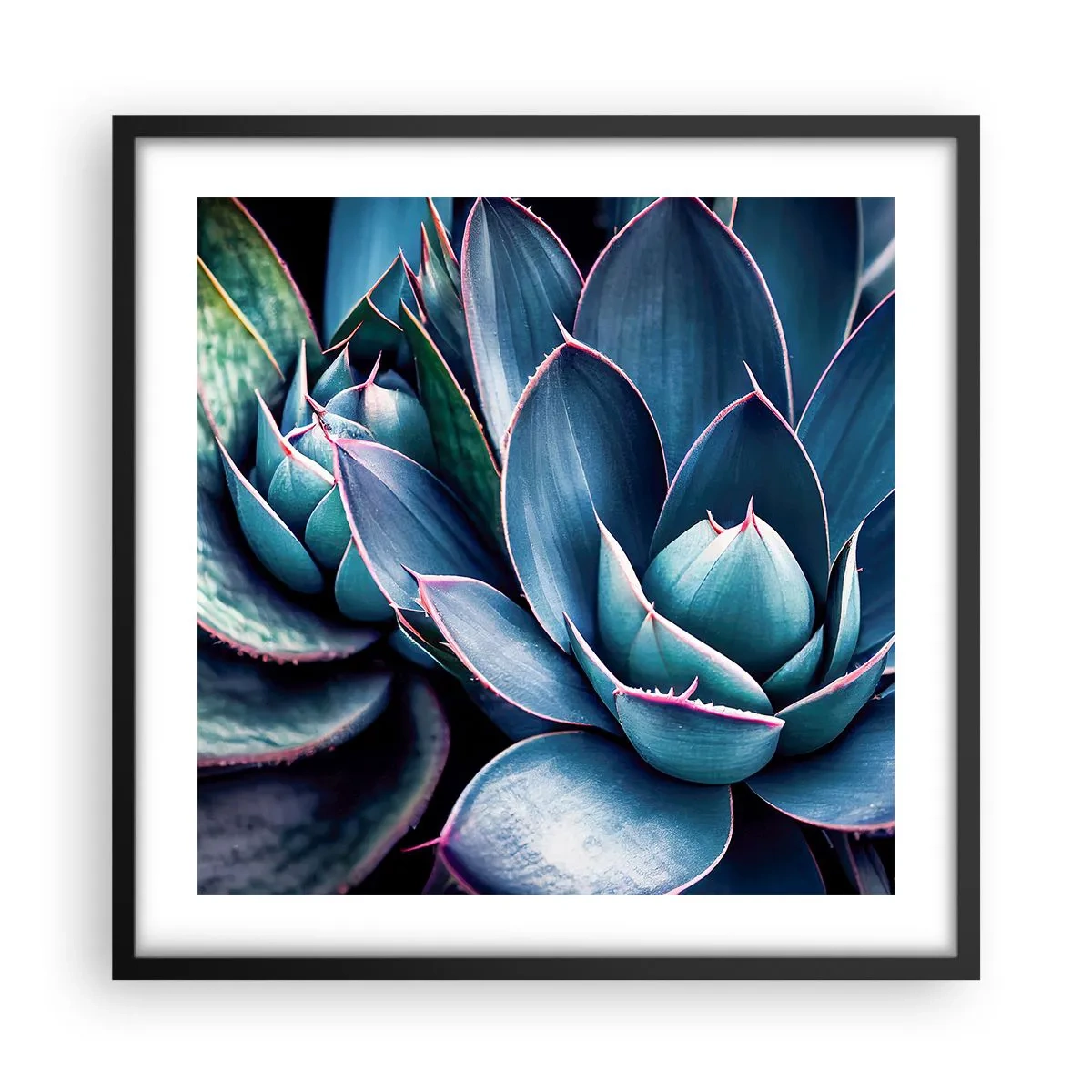 Poster in einem schwarzem Rahmen - Lebenskraft - 50x50 cm