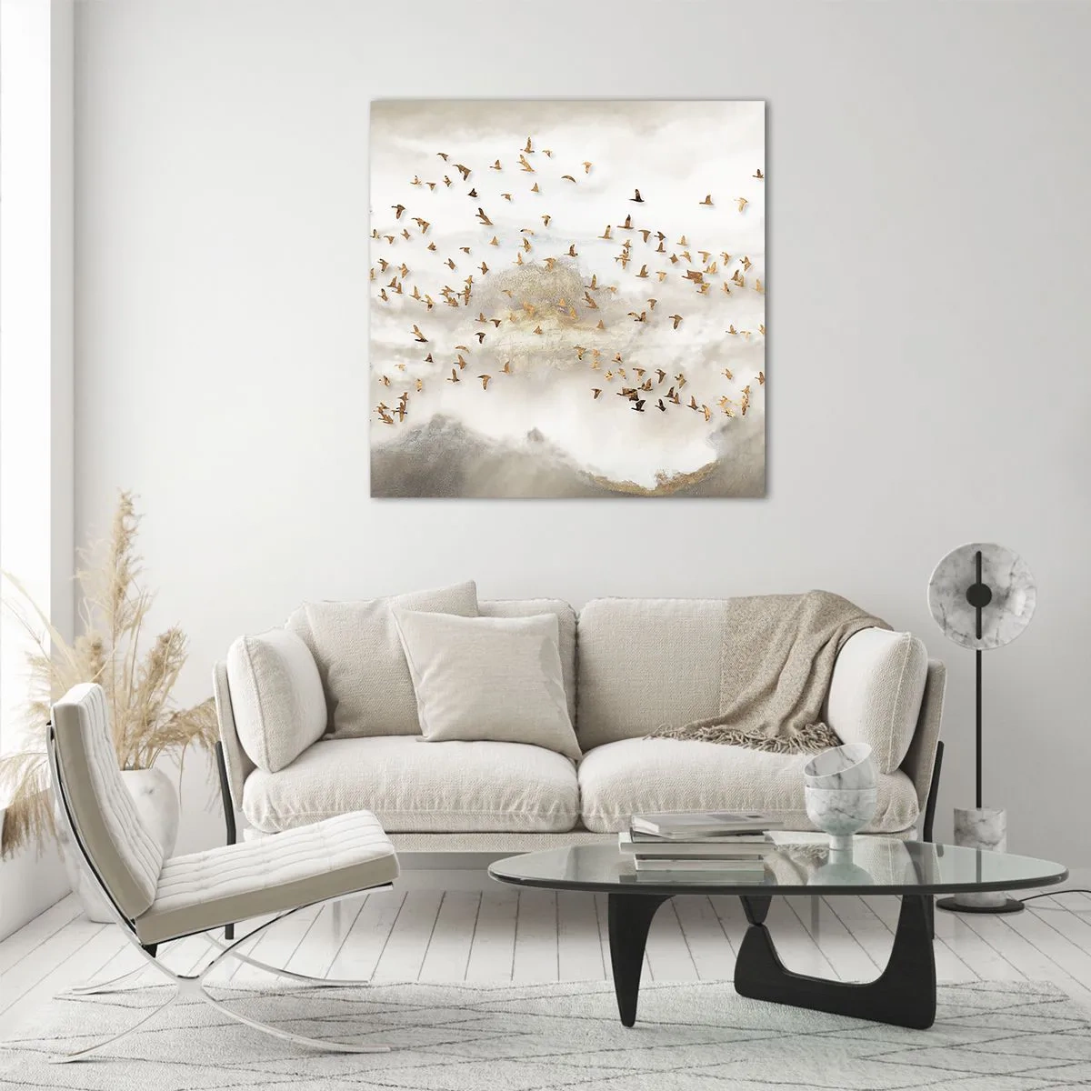 Glasbild - Bild auf glas - Es ist schon die Zeit… - 70x70 cm