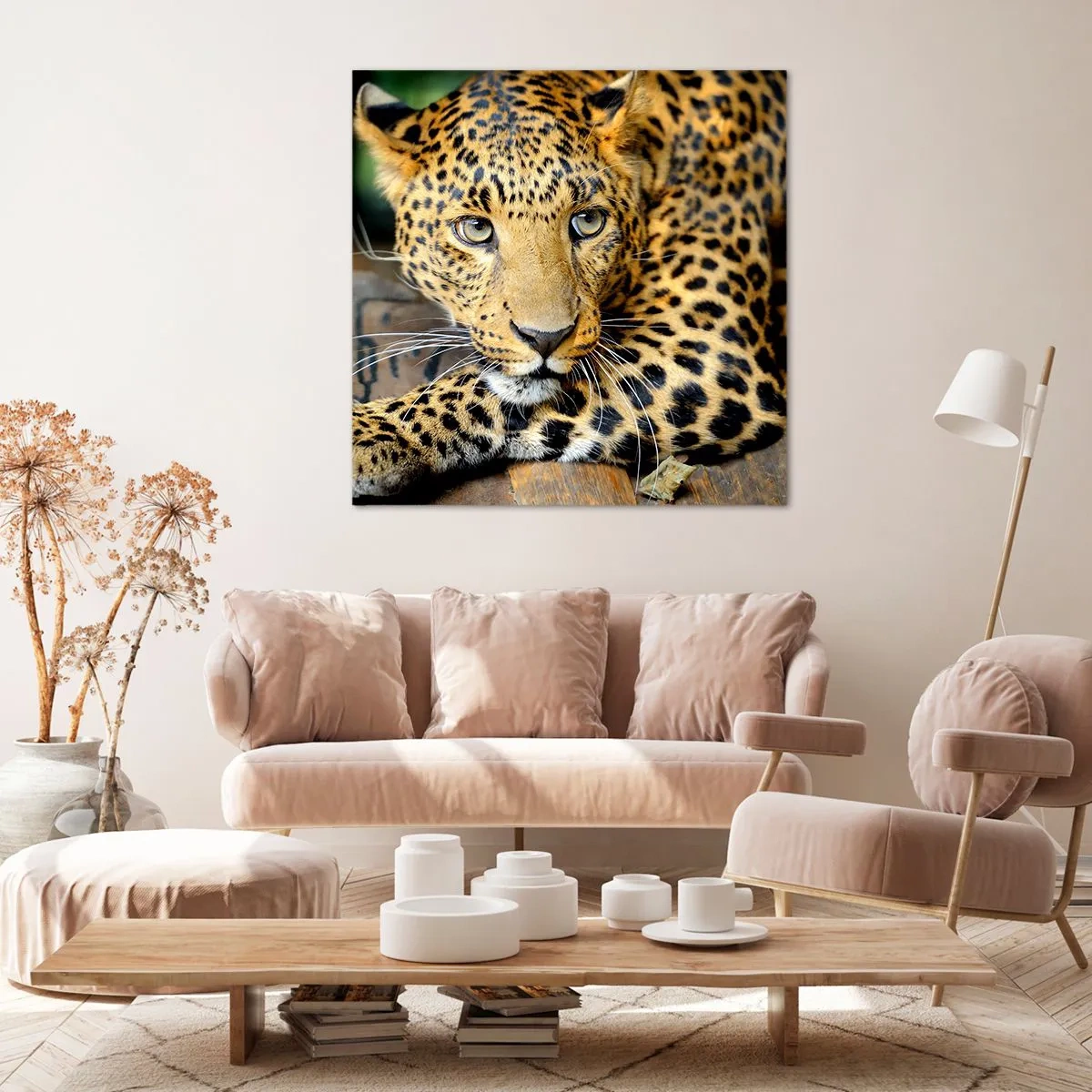 Bild auf Leinwand - Leinwandbild - Keine Angst, komm mal her - 40x40 cm