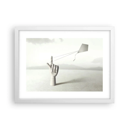 Poster in einem weißen Rahmen - Kraftprobe - 40x30 cm