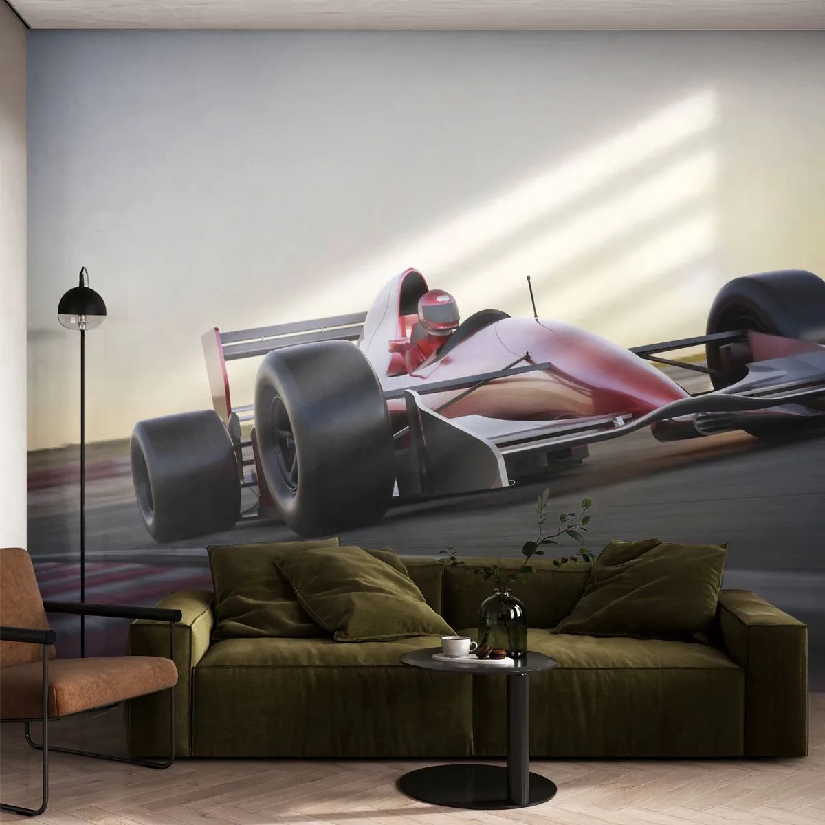 Fototapete Standard Eco - Immer der Gewinner - Automobil, Rennauto, Sport - 400x280 cm