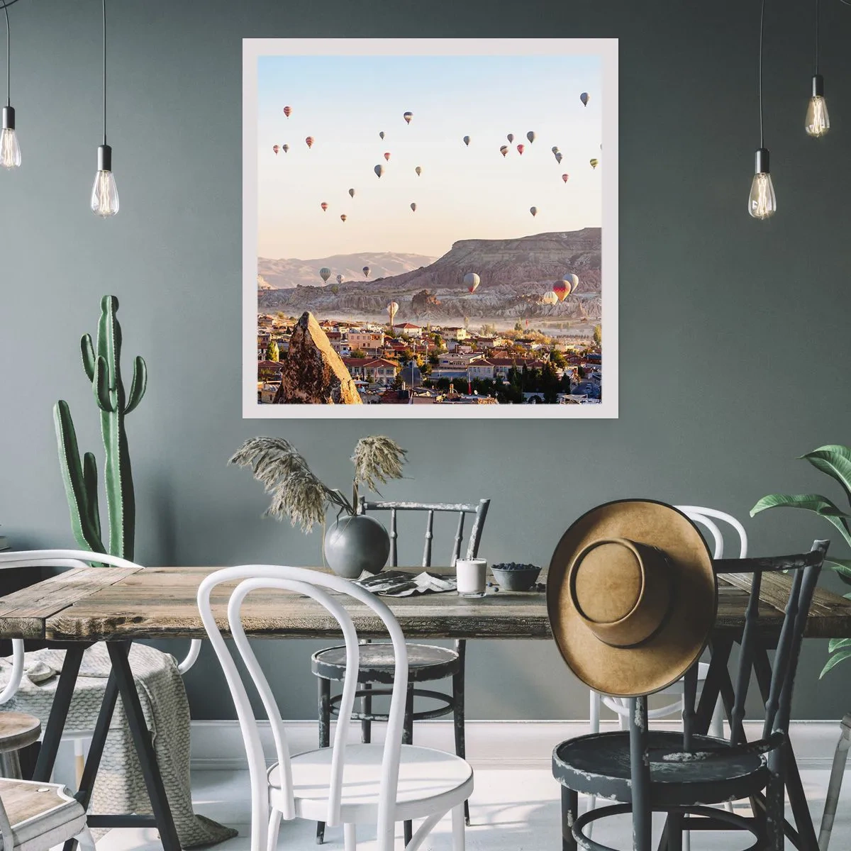 Poster - Wie Schiffe am Himmel - 30x30 cm